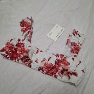 Peppermayo Floral Valencia Villa Bralette Top